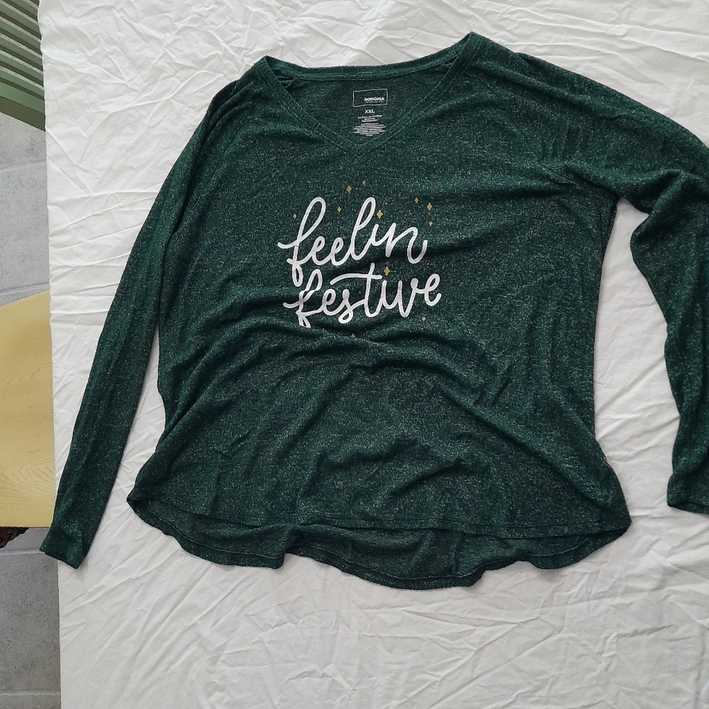 Green shirt